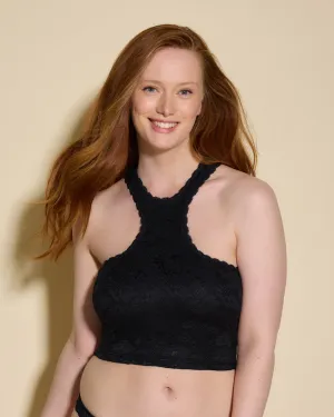 Canotta Cropped Scollo Halter Curvy