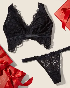 Completino Bralette E Perizoma Curvy