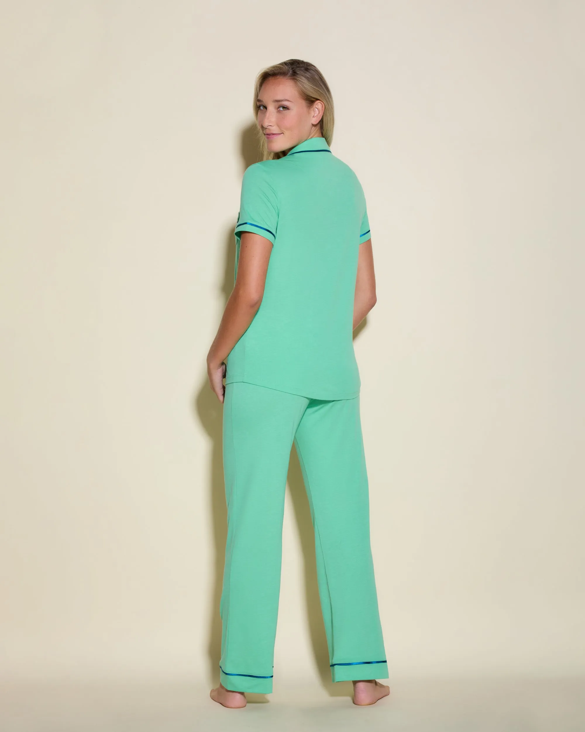 Ensemble Pyjama Haut  À Manches Courtes Et Pantalon