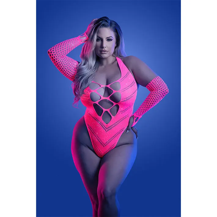 Glow Flashback UV Reactive Teddy & Gloves