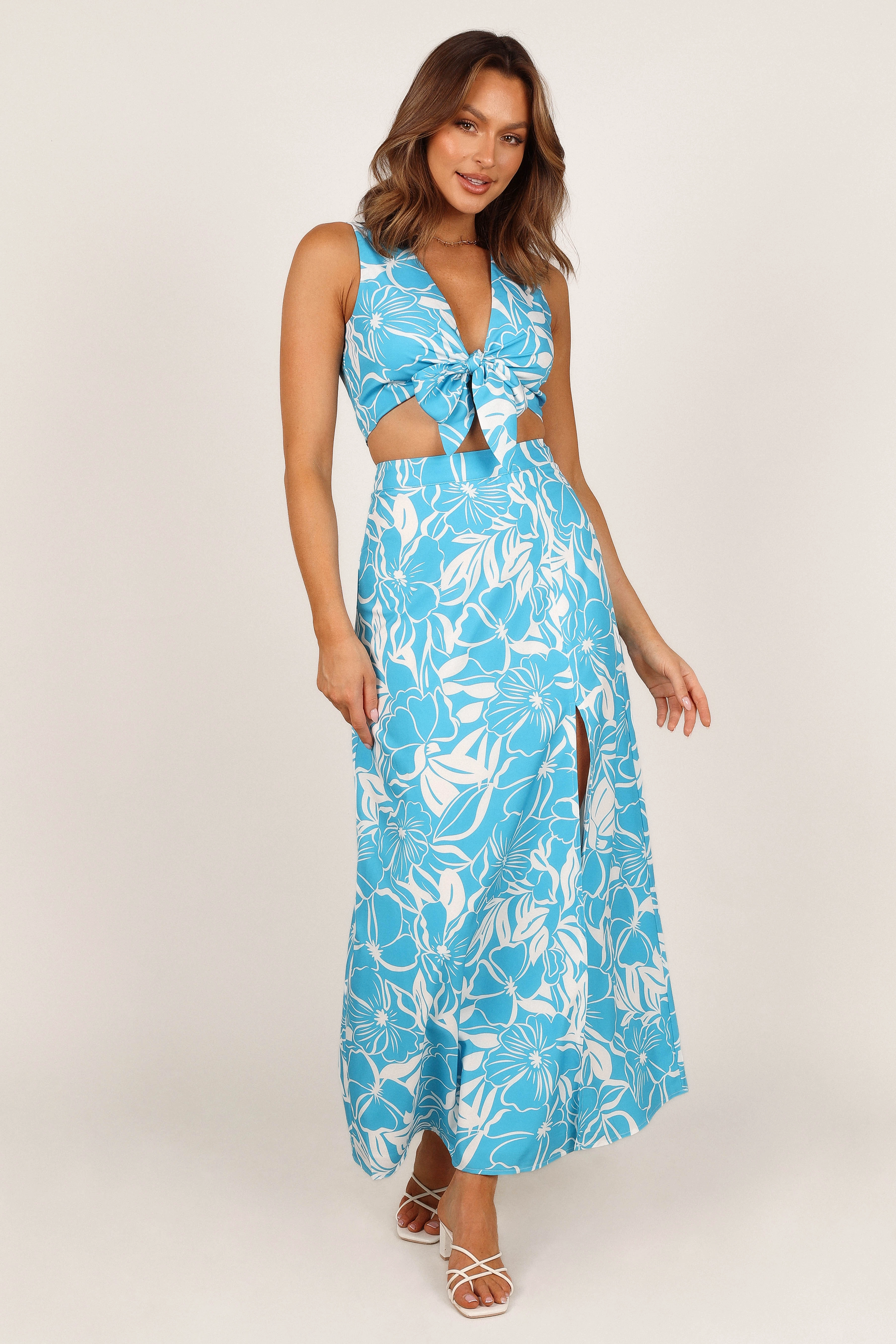 Holly Two Piece Set - Blue