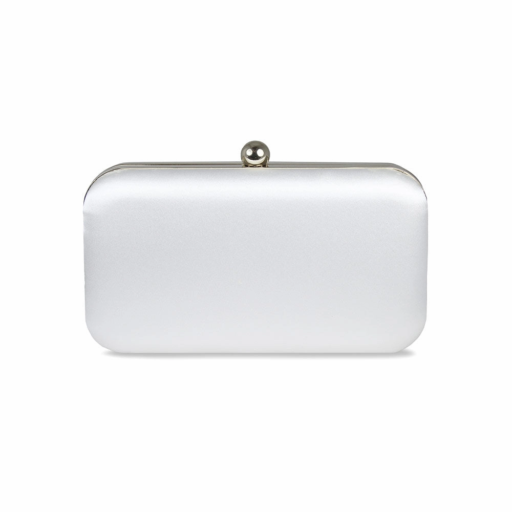 Jewel: White Satin & Gold