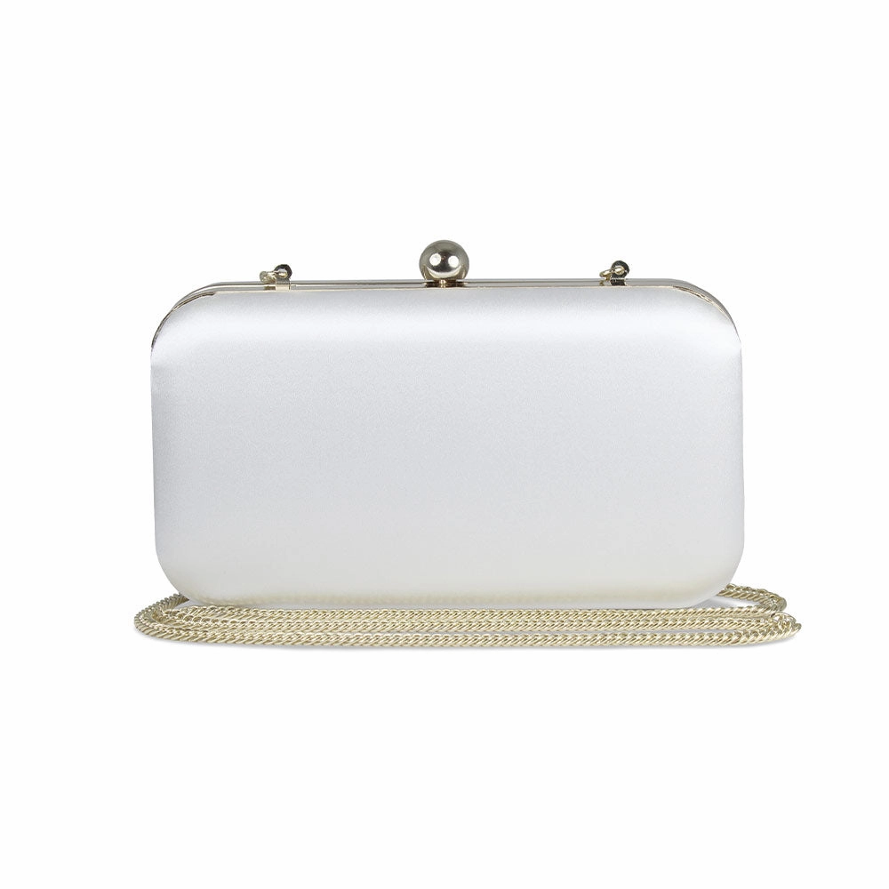 Jewel: White Satin & Gold