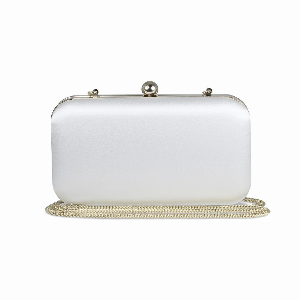 Jewel: White Satin & Gold