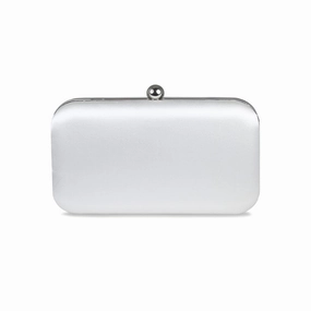 Jewel: White Satin & Silver