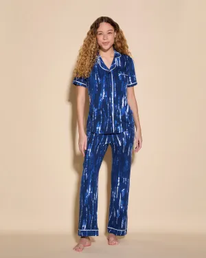 Kurzärmeliges Top & Hose Pyjama-Set