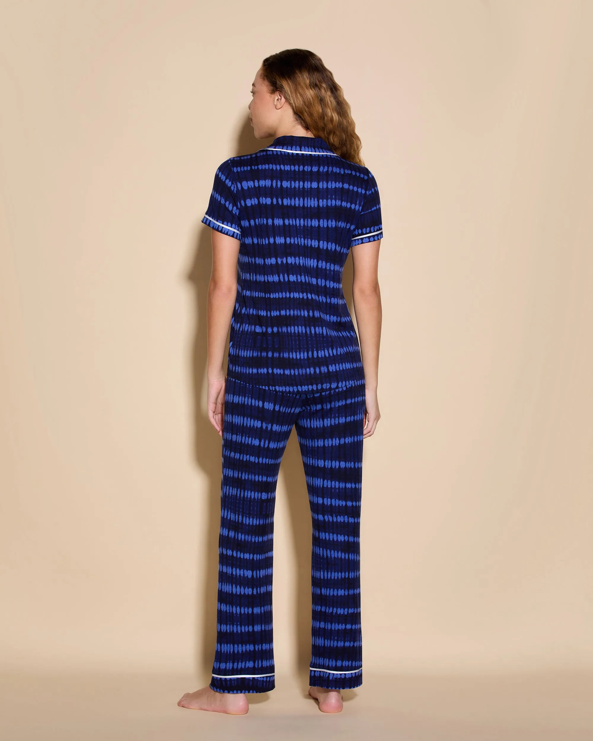 Kurzärmeliges Top & Hose Pyjama-Set