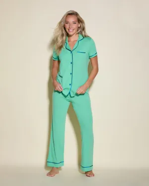 Pigiama Con Top A Maniche Corte E Pantaloni
