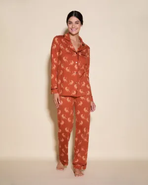 Pigiama Con Top A Maniche Lunghe E Pantaloni