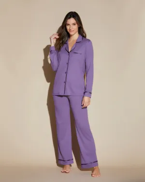 Pigiama Con Top A Maniche Lunghe E Pantaloni