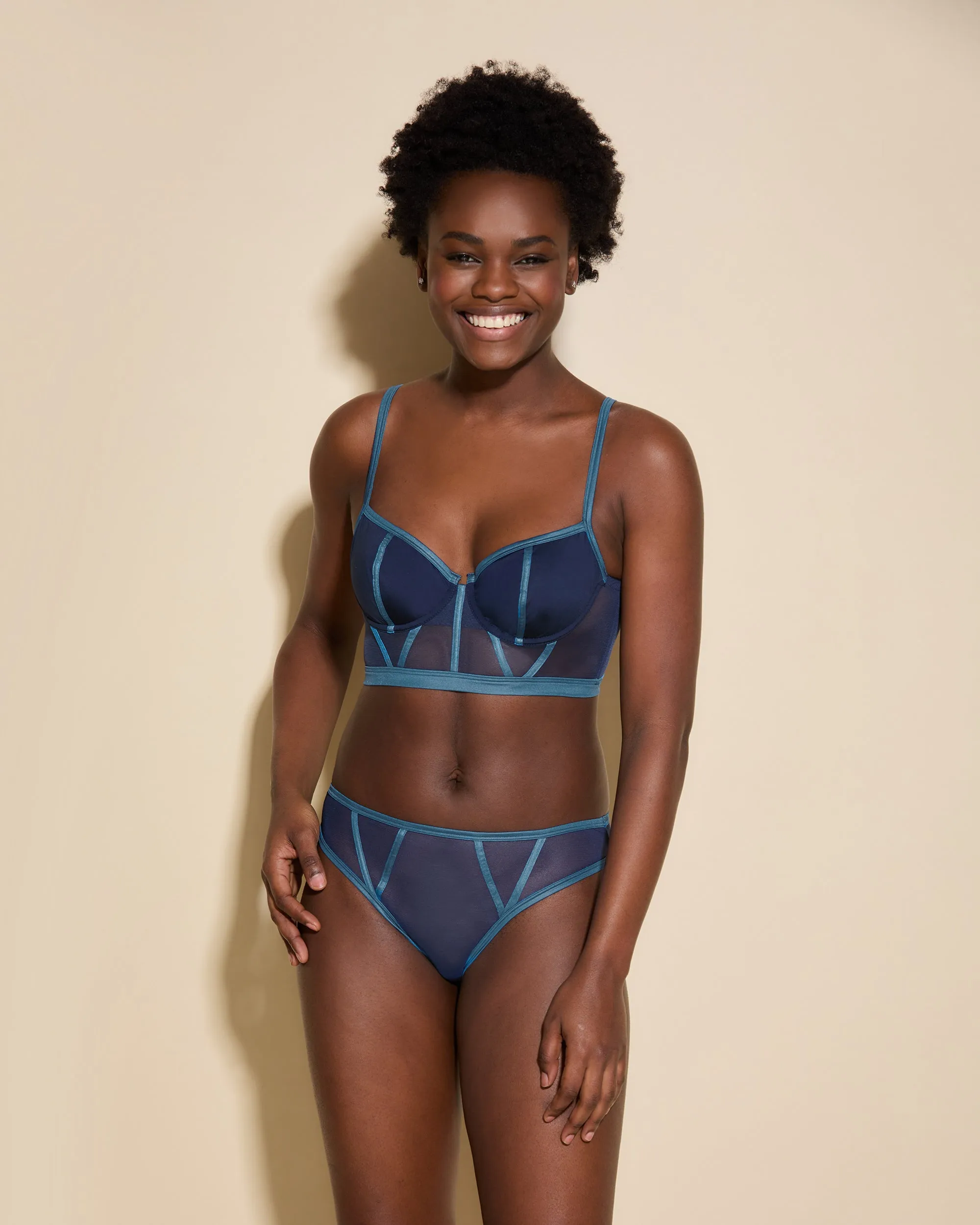 Reggiseno A Balconcino A Corpetto Con Ferretto
