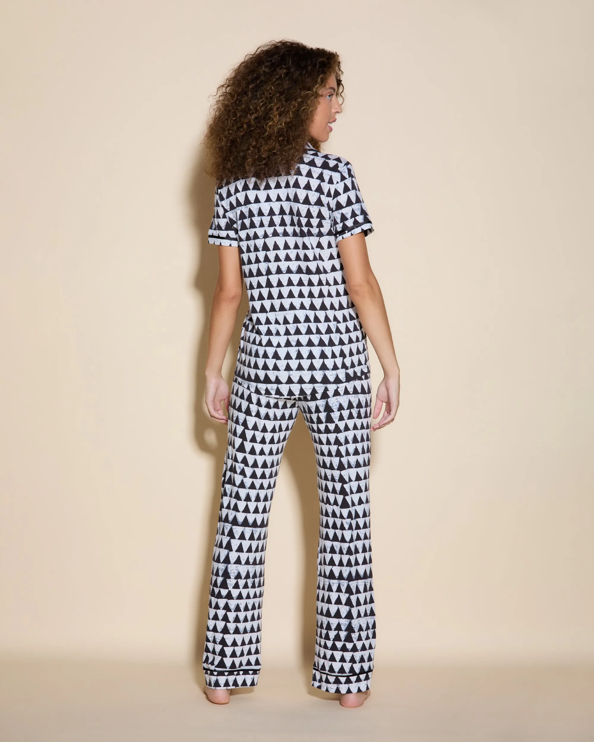 Short Sleeve Top & Pant Pajama Set