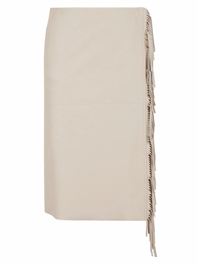 Stella McCartney High Waist Fringed Skirt