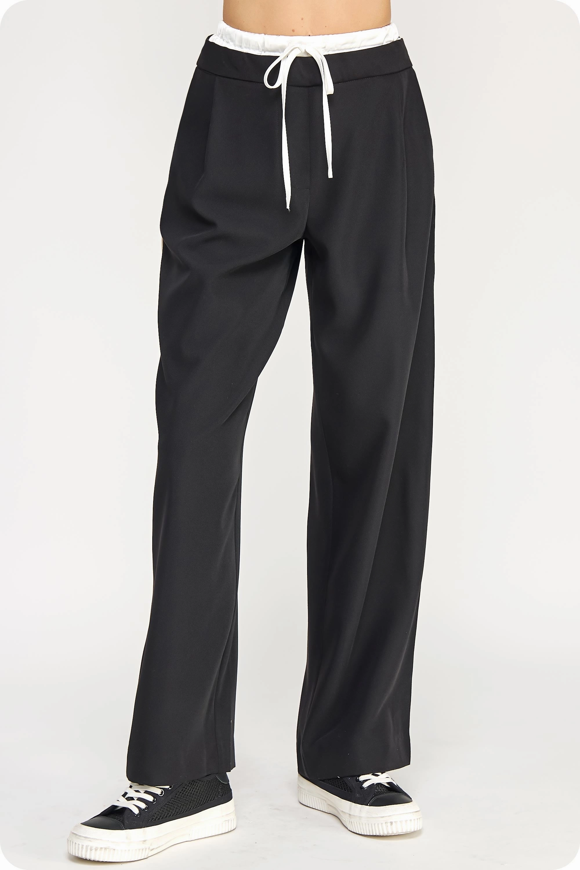 Travel in Style Black Pant
