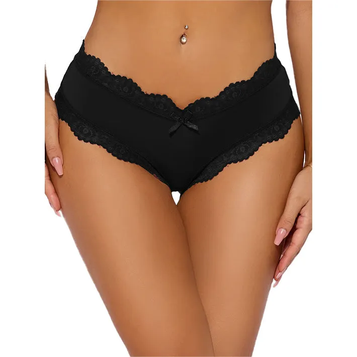 Vera Micro & Lace Trim G-String